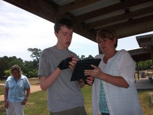 Patrick and his teacher